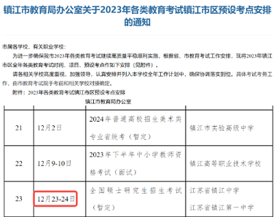 2024年碩士研究生招生考試初試時(shí)間提前了，12月23至24日初試